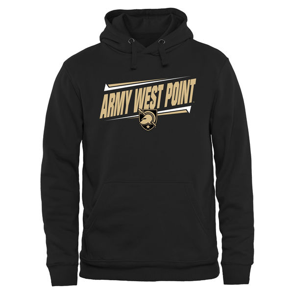 Men NCAA Army Black Knights Double Bar Pullover Hoodie Black->more ncaa teams->NCAA Jersey